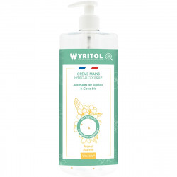 CRÈME HYDROALCOOLIQUE 500ML MONOI DÉSINFECTION ET SOIN DES MAINS