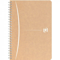 CAHIER SPIRALE A5 180P 5X5  90G OXFORD TOUAREG PEFC 100%RECYCLE FAB France 