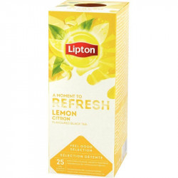 THÉ LIPTON SAVEUR CITRON BOITE 25 SACHETS