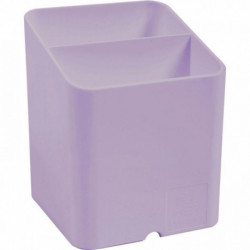 POT A CRAYON CUBE MAUVE PASTEL