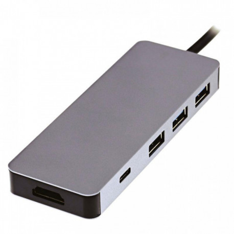 HUB USB-C 6 PORTS TNB 