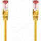 CORDON RJ45 DROIT CATÉGORIE 6 S/FTP 3M JAUNE