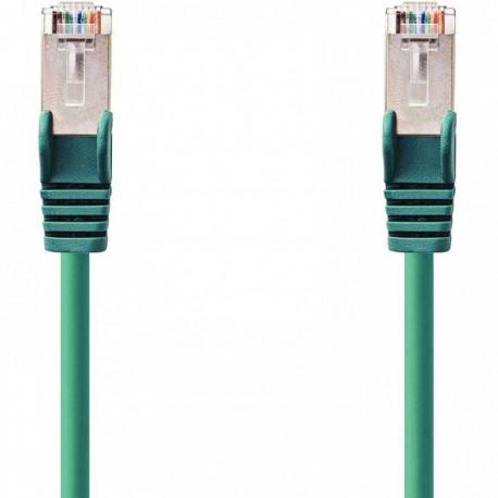 CORDON RJ45 DROIT CATÉGORIE 6 S/FTP 3M VERT