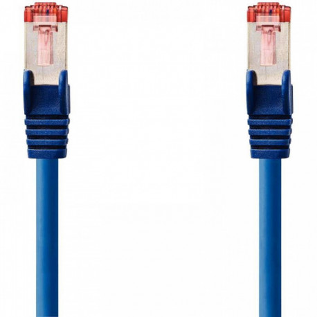 CORDON RJ45 DROIT CATÉGORIE 6 S/FTP 3M BLEU