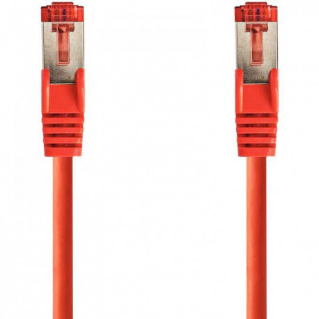 CORDON RJ45 DROIT CATÉGORIE 6 S/FTP 3M ROUGE