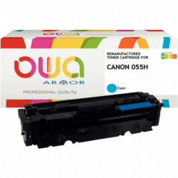 055H CYAN TONER CYAN  HC P/CANON 5900PAGES OWA