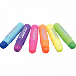 GOUACHE FLUO BTE DE 6 STICKS