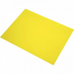 FEUILLES À DESSIN PQT DE 25 50X65CM 185G JAUNE