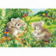 PUZZLES EN CARTON 24 PIÈCES, KOALAS ET PANDAS LOT DE 2