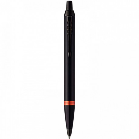 STYLO BILLE IM VIBRANT RING NOIR ET ORANGE