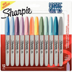 BLISTER DE 12 MARQUEURS SHARPIE PASTEL ASSORTIS