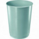 CORBEILLE À PAPIER MAXI-CAPACITÉ EN POLYPROPYLÈNE VERT D''EAU 40 LITRES