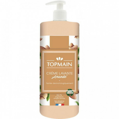 FLACON 500ML CRÈME LAVANTE TOPMAIN AMANDE