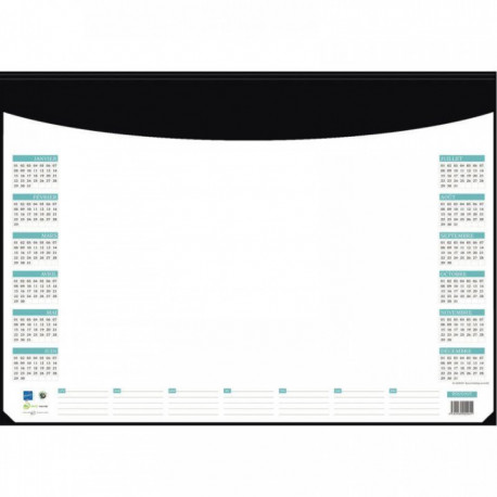 SOUS-MAIN DE 25 FEUILLES CALENDRIER PERPÉTUEL 40,5X55CM