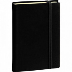 AGENDA SEMAINIER PRESTIGE SILK AFFAIRES NOIR 10x15cm