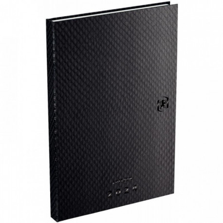 AGENDA OXFORD OPHIO 10X15 NOIR