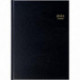 AGENDA JOURNALIER BREMAX 2J/PAGE NOIR 21x29cm 12 mois