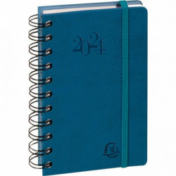 AGENDA SWAN SPIRALE BLEU CANARD 9x14,6cmcm 12 mois 1J/P