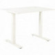 BUREAU ASSIS/DEBOUT BOOST FAB FR  réglage hauteur 65a135cm boitier commande inclus  chants anti choc  120X80 BLANC / BLANC