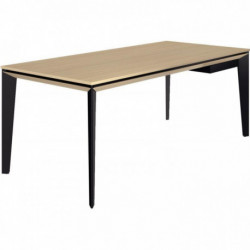 BUREAU PLATEAU BOIS L170CM E-MOTION CHÊNE STRUCTURÉ