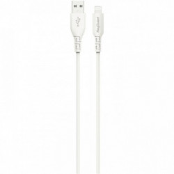 CORDON USB TYPE A VERS LIGHTNING 1.2M BLANC