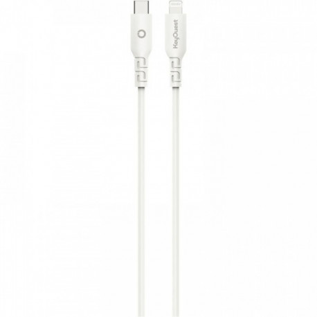 CORDON USB TYPE C VERS LIGHTNING 1.2M BLANC