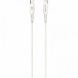 CORDON USB TYPE C VERS C 3M BLANC