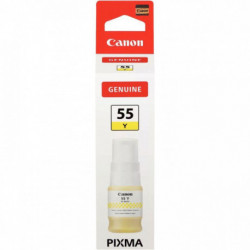 CANON GI-55Y FLACON D'ENCRE JAUNE AUTHENTIQUE (GI-55Y)