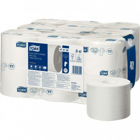 PAQUET DE 18 ROULEAUX DE PAPIER HYGIÉNIQUE PREMIUM T7