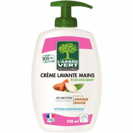 FLACON 500ML CRÈME LAVANTE MAINS ARBRE VERT