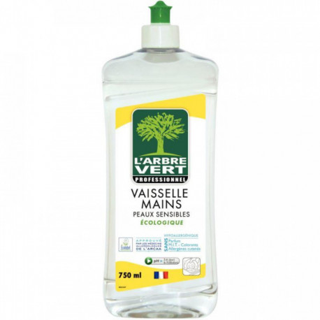 FLACON 750ML LIQUIDE VAISSELLE PEAUX SENSIBLES