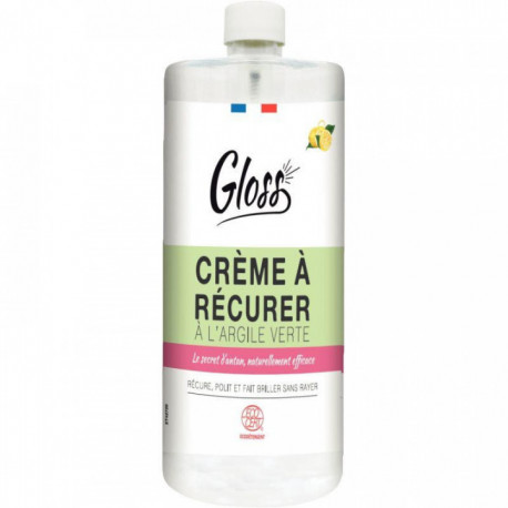 FLACON 500ML CRÈME À RÉCURER À L'ARGILE VERTE