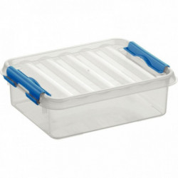 BOITE DE RANGEMENT QLINE 1L TRANSPARENTE