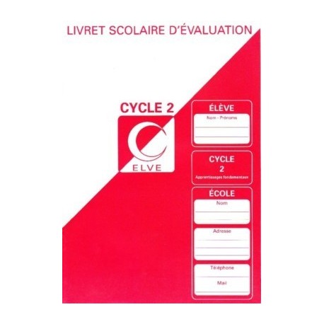 LIVRET SCOL.EVALUATION CYCLE 2