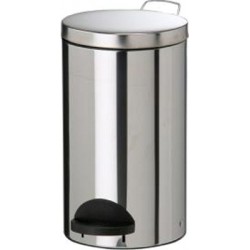 POUBELLE A PEDALE METAL INOX 20L