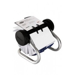 FICHIER ROTATIF PR CARTES DE VISITE ROLODEX CHROME