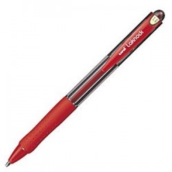 STYLO BILLE RETRACT. UNI LAKNOCK 1,4 MM ROUGE